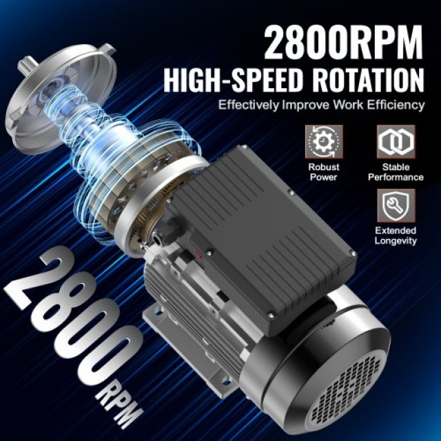 VEVOR Ηλεκτρικός Κινητήρας 1.1KW 2800RPM 220~240V  TYJLIECDJ345B4GZQV7