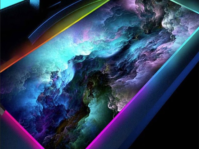 Gaming Mouse Pad RGB LED Φωτιζόμενο – 80x30cm 5907451341797 Verk Group