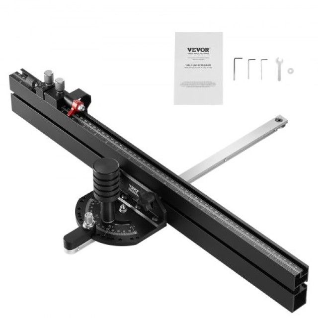 VEVOR  Ακριβείας Γωνιακός Οδηγός για Πριόνι, 3/4 x 3/8, Αλουμινίου με 24 Θέσεις Γωνίας, για Ξυλουργική TJXQGDKS6060DGXZUV0