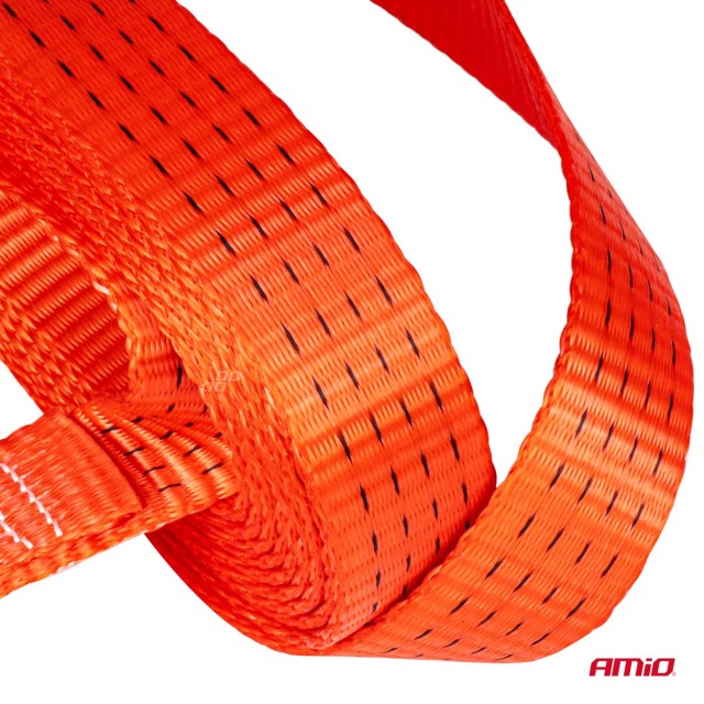AMiO  Ιμάντας ρυμούλκησης 5μ 35mm 4,5t γάντζος+γάντζος ,02012