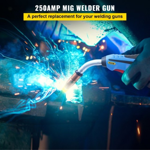 VEVOR Πιστόλι Συγκόλλησης Mig 250Amp 15Ft, Συμβατό με Miller M-25 1...