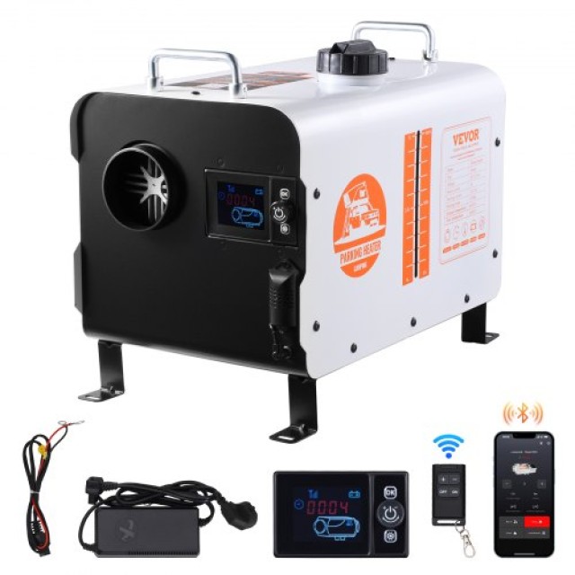 VEVOR Θερμαντήρας Ντίζελ 8KW 12V/24V με Bluetooth για Εξωτερικούς Χώρους CYJRQHWKWS8KPFJW3V2