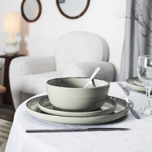 Σετ 12 Τεμαχίων Σερβιρίσματος  HOME DECO FACTORY, Χρώμα Πράσινο 