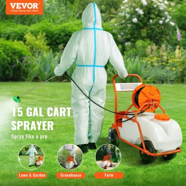 Ψεκαστήρας Πλάτης VEVOR 60L 0-90PSI για Κήπο  TCPPPE1560L39A38EV2