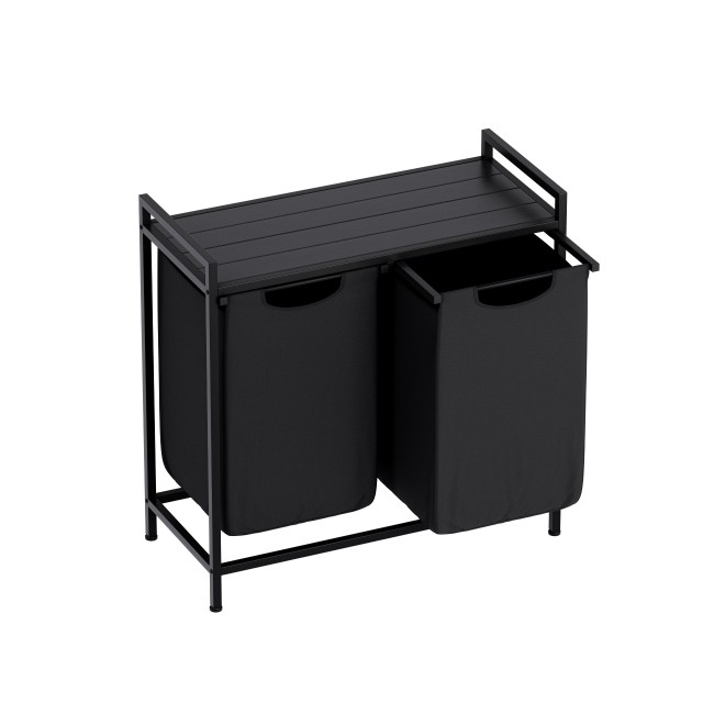 Mark Adler Διπλός Καλάθι Απλύτων Tidy 2.0 Μαύρο 41λ 5903796016116