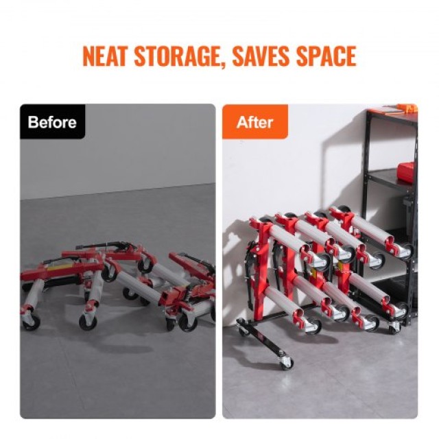 VEVOR  Ράφι Καροτσιού Αυτοκινήτου με Υδραυλικό Γρύλο και Οργάνωση γ...