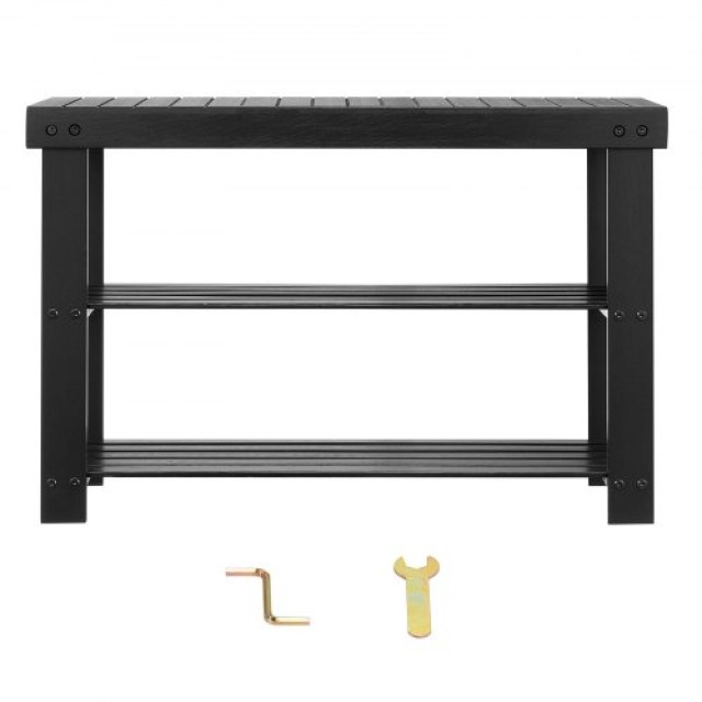 VEVOR Τριώροφος Πάγκος Παπουτσιών 70 x 29 x 45 εκ. για την Είσοδο X...