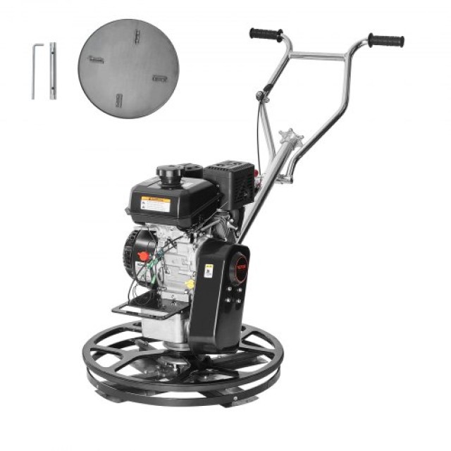 VEVOR Σπάτουλα Σκυροδέματος 24” 6HP Βενζινοκίνητη με Πλωτή Λεπίδα  DLMDJS24INCHTM04PV0