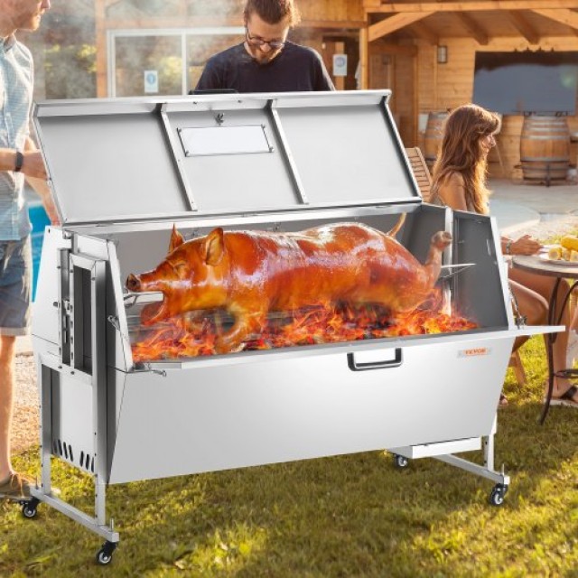 VEVOR Ψησταριά με Σούβλα για Ψήσιμο BBQ Γουρουνιού, Αρνιού, Κοτόπουλου 60W 130 κιλά DDXZKJ56YCQG19Z70V2