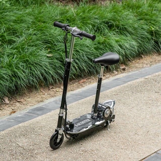 HomCom Electric Scooter για Παιδιά με Φρένο και Kickstand, Μαύρο AA...