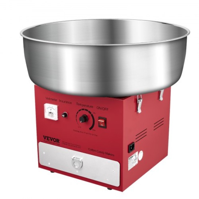 VEVOR Μηχανή Μαλλί της Γριάς 1000W για Πάρτι Κόκκινη TSDRMHTJHSWGU5...