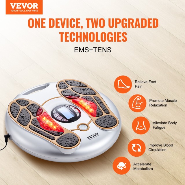 Συσκευή Μασάζ Ποδιών EMS+TENS Foot Massager VEVOR ZDXHCJQBDGLBTCVWZV2