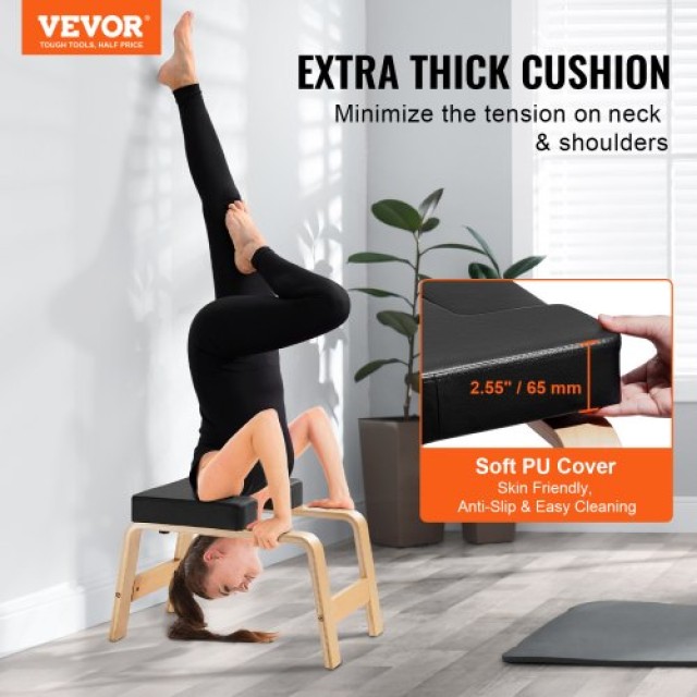 Πάγκος Yoga VEVOR για Στάση Κεφαλής και Ασκήσεις Αναστροφής  YJDLDHSHMDCB9UAD2V0