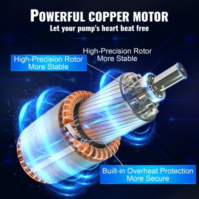 Υποβρύχια Αντλία VEVOR 1100W Ανοξείδωτη 7.1 m³/h 105 m  SJQSBMBNZ220VHZB8V2