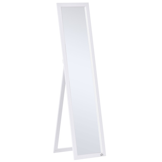 HOMCOM Καθρέφτης Ολόσωμος 37x154 cm, Λευκός 831-389V80