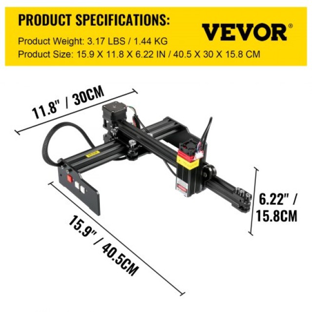 Φορητός Χαράκτης Laser VEVOR 7.5x6.7 4.5W  EJGXLZSZJGDKJ9PNLV2