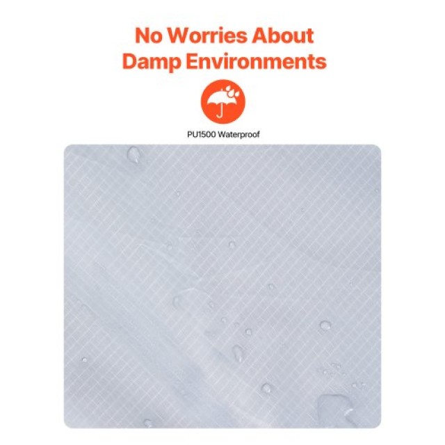 VEVOR  Φορέσιμο Κουβέρτα Κάμπινγκ 79x59 Ελαφρύ Γκρι Στάδιο  LYTJZKK...