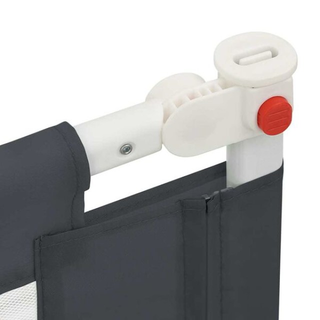 vidaXL Μπάρα Κρεβατιού Προστατευτική Σκούρο Γκρι 150x25 εκ. Υφασμάτ... vidaXL Μπάρα Κρεβατιού Προστατευτική Σκούρο Γκρι 150x25 εκ. Υφασμάτ...