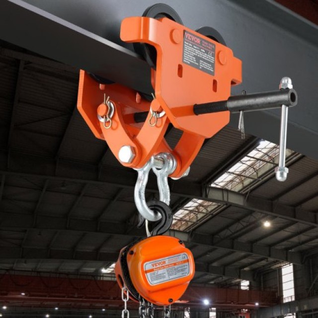 Χειροκίνητο Τρόλεϊ VEVOR 2 Τόνων για I-Beam  JDSSTXC2T3756SX19V0