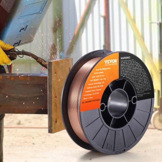 Σύρμα Συγκόλλησης MIG VEVOR ER70S-6 0.9mm 5kg για Ήπιο Χάλυβα  SXHSJMIGER70SL4EXV0