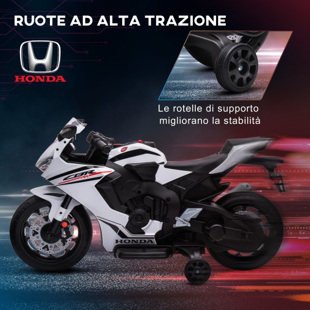 HOMCOM Ηλεκτρική Μοτοσικλέτα για Παιδιά με Άδεια HONDA Επαναφορτιζό...