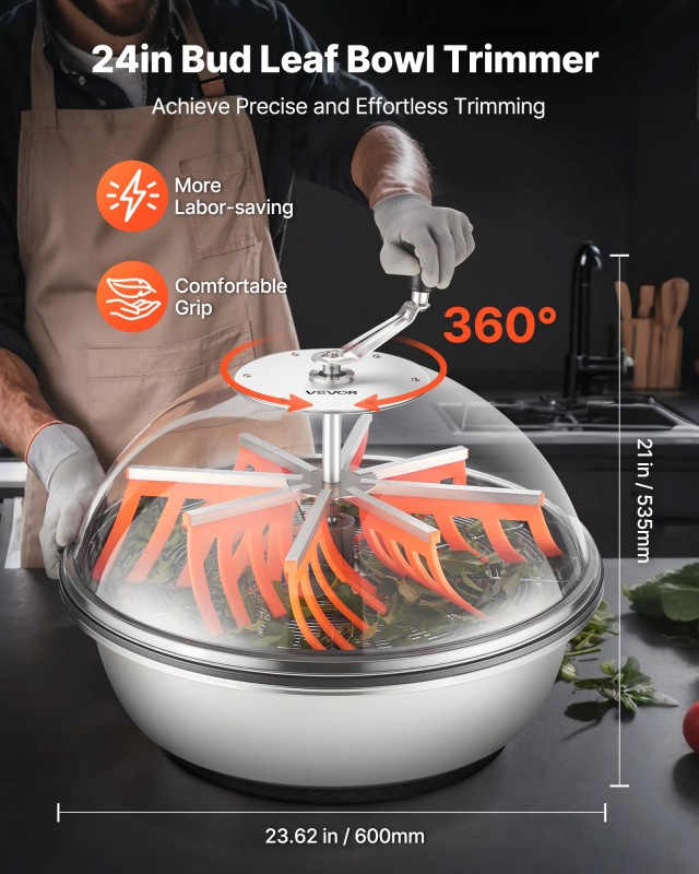 VEVOR Χειροκίνητος Κοπτικός Μηχανισμός Φύλλων 600mm SDKSCJ24YCSDM4M...