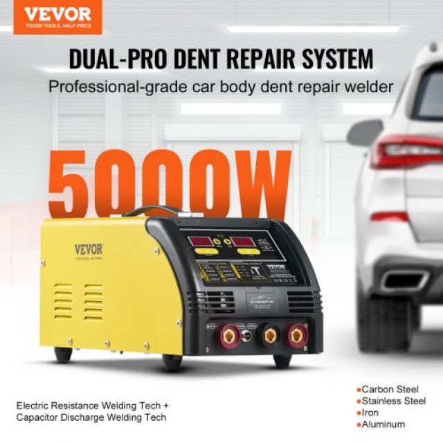 VEVOR  Επαγγελματικός Συγκολλητής Dual Pro 5KW για Χάλυβα & Αλουμίνιο LZHJFTSZDSD1DIN4DV2