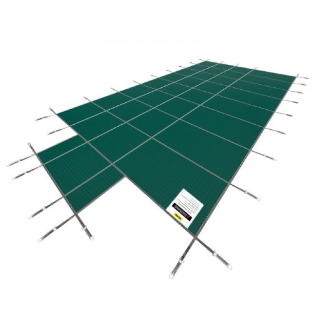 Κάλυμμα Ασφαλείας Πισίνας VEVOR για 18x36ft Ορθογώνιες Πισίνες, Πράσινο  YYCM18X36JZYTYCG1V0