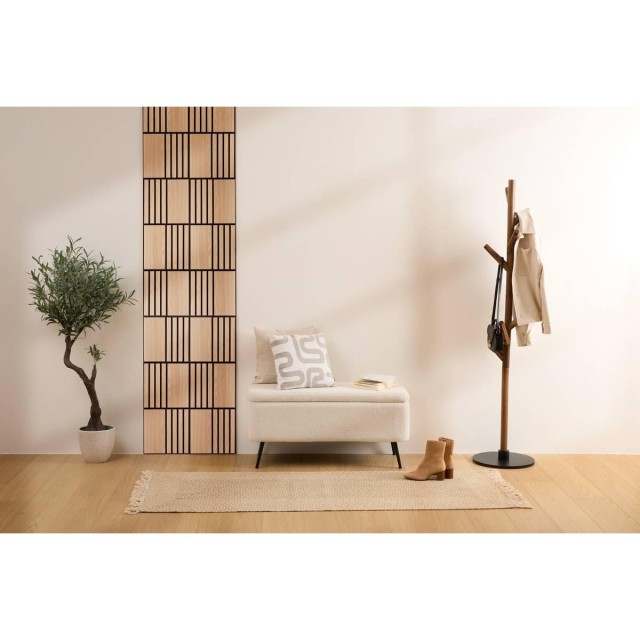 Atmosphera Σετ 3 Κομψών Διακοσμητικών Πάνελ Colva με Μαύρο Φόντο 30...