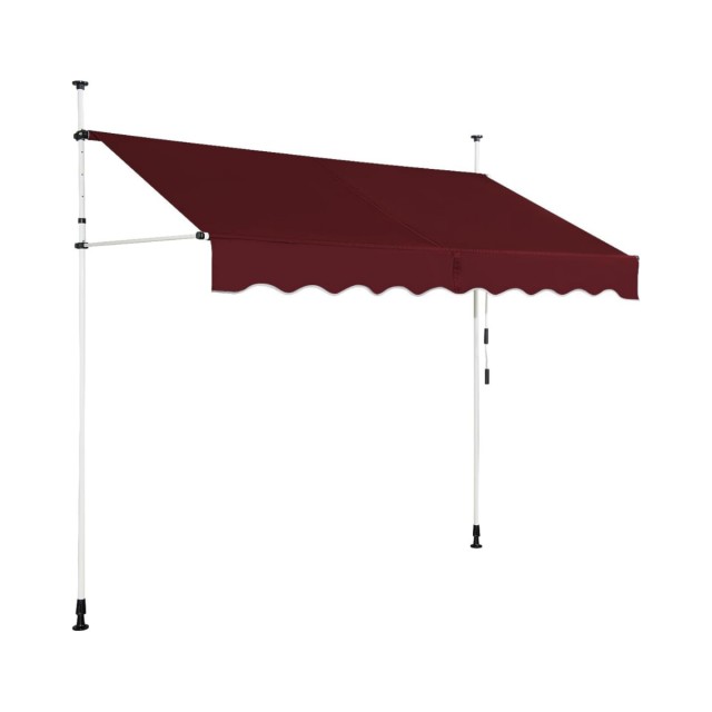 Costway Κάθετη Τέντα Μπαλκονιού 350 cm, Ρυθμιζόμενη & UV-Ανθεκτική,...