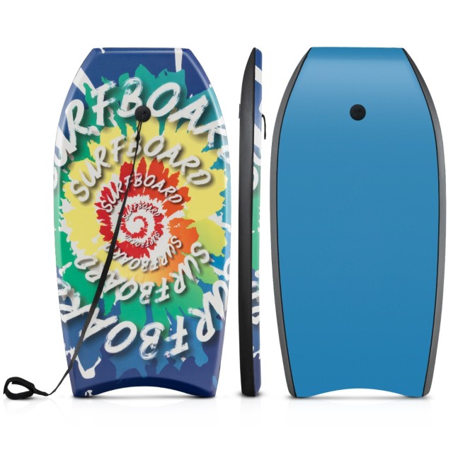 Costway Ελαφριά και Ανθεκτική Σανίδα Bodyboard με Άνετο XPE Κατάστρ...