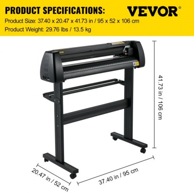 VEVOR Κοπτικό Βινυλίου 28 με Βάση και Εργαλεία Plotter SignMaster  KZJ-720SDJC0000011V2