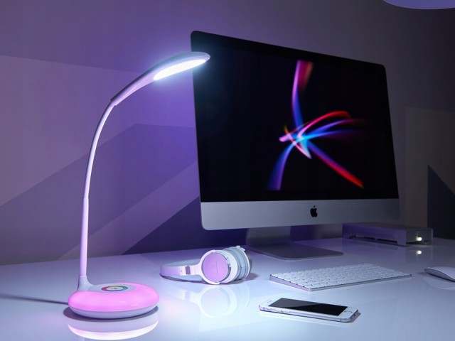 Verk Group Λάμπα Γραφείου LED RGB με 256 Χρώματα 5907451333303
