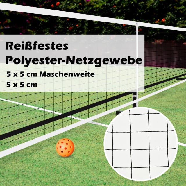 Costway  Φορητό Δίχτυ Pickleball με Μεταλλικούς Σωλήνες, Ισχυρό Πολυεστερικό Δίχτυ & Τσάντα Μεταφοράς από Ύφασμα Oxford 670 εκ.x  670 εκ. 92 εκ.SP37474
