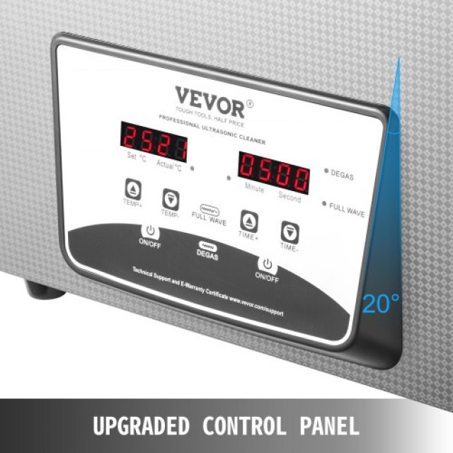 Καθαριστής Υπερήχων VEVOR 10L για Κοσμήματα  QXJ10LSGLTQ000001V2