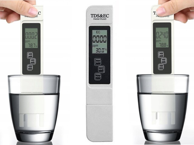 Ψηφιακός Μετρητής Σκληρότητας & Αγωγιμότητας Νερού TDS EC με Θερμοκρασία  0-9999ppm 5907451329733 Verk Group