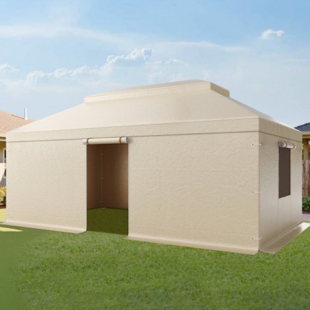VEVOR Χειμερινό Κάλυμμα Κιόσκι 3.66 x 6.10m με Πλευρικά Τοιχώματα &...