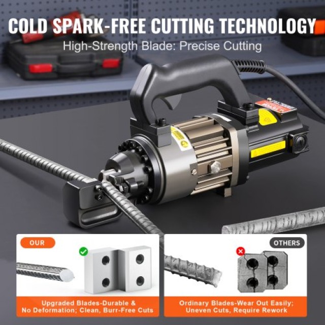 VEVOR Ηλεκτρικός Υδραυλικός Κοπτήρας Οπλισμού 1000W έως 16mm #5 GJ... VEVOR Ηλεκτρικός Υδραυλικός Κοπτήρας Οπλισμού 1000W έως 16mm #5 GJ...