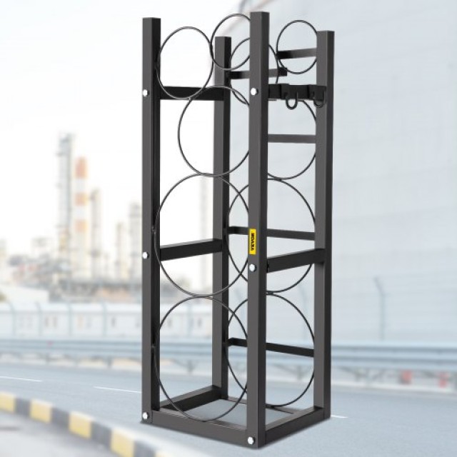 Ράφι Δεξαμενών Ψυκτικού VEVOR για 2x30lb και 3 Μικρά Μπουκάλια  QPJ2X30BJQT000001V0