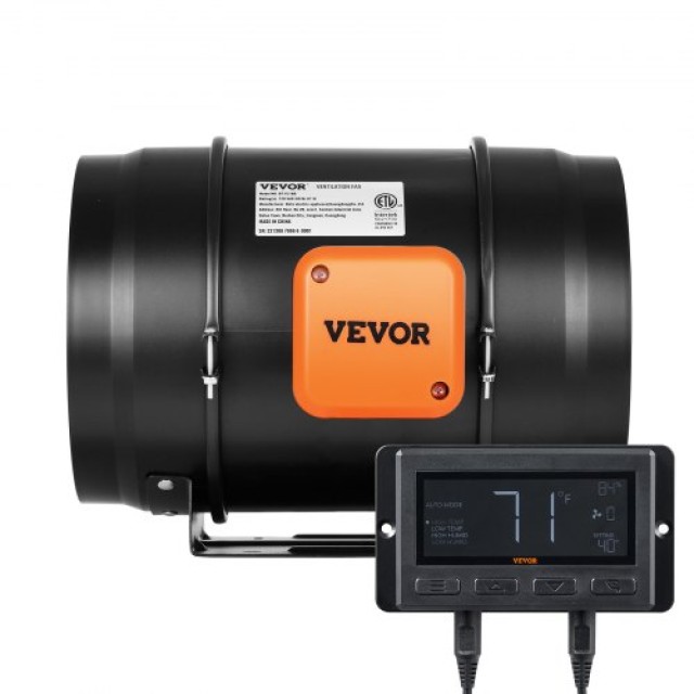 VEVOR 8 Αεραγωγός Εξαερισμού με Ρυθμιζόμενη Ταχύτητα  XLGDFJYCHSEC8T5SCV2