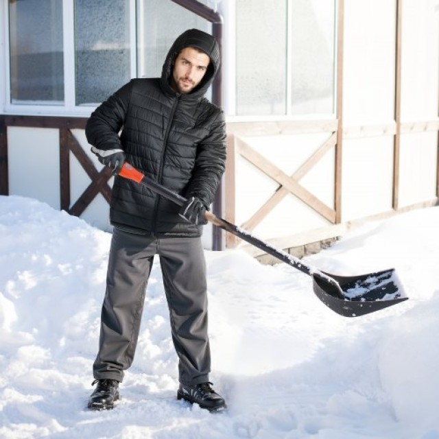 VEVOR Ανδρικό Θερμαινόμενο Μπουφάν με Μπαταρία 7.4V, Μαύρο JRJKNCTC...