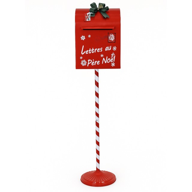 BAKAJI Γραμματοκιβώτιο Άγιου Βασίλη Κόκκινη Χριστουγεννιάτικη Διακό...