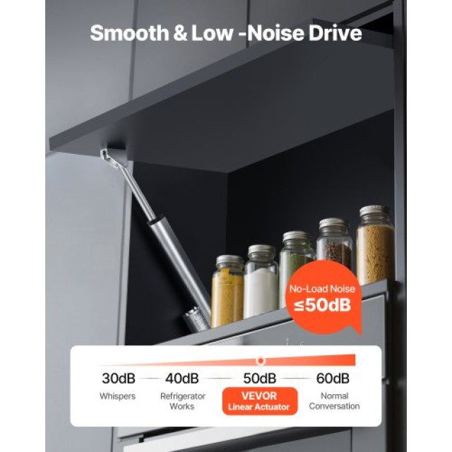 VEVOR 12V Γραμμικός Ενεργοποιητής, Διαδρομή 203.2mm, Ταχύτητα 15mm/... VEVOR 12V Γραμμικός Ενεργοποιητής, Διαδρομή 203.2mm, Ταχύτητα 15mm/...
