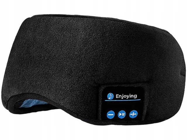 Verk Group Μάσκα Ύπνου με Ακουστικά Bluetooth και Δεμένα Μάτια 5907...