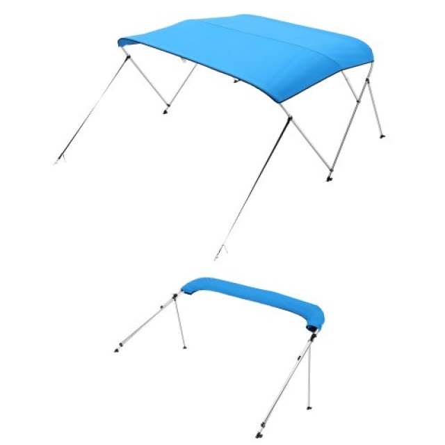 VEVOR Τέντα Σκάφους 3 Τόξων 72 x 79-84 x 46 Μπλε 3GCYZYP72798912JDV0