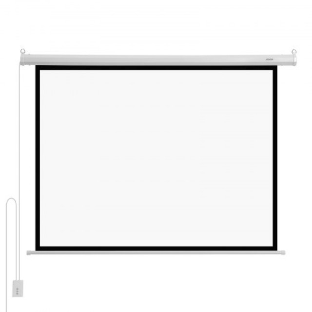 VEVOR Ηλεκτρική Οθόνη Προβολής 1829 mm 4:3 με Τηλεχειριστήριο για Ο...