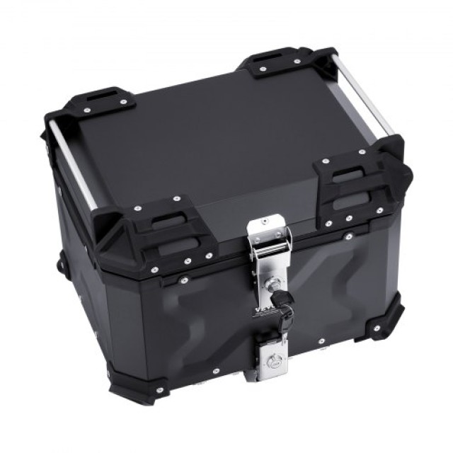 VEVOR 55L Μοτοσυκλετιστική Βαλίτσα Ουράς με Δερμάτινη Επένδυση MTCJ...
