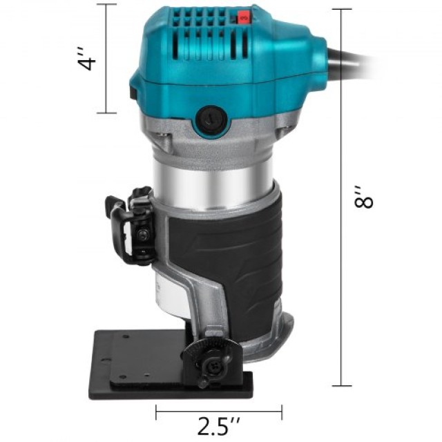 Σετ Φρέζας Ξύλου VEVOR 6.5Amp 1-1/4 HP με Μεταβλητή Ταχύτητα  KCJSCMGXBJ4JT0001V2