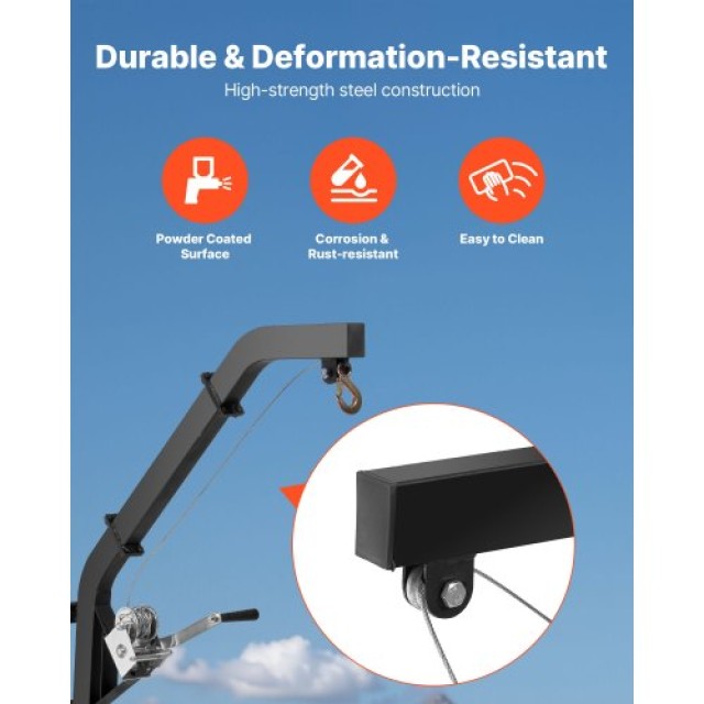 VEVOR Ανυψωτήρας Θηραμάτων Δέντρου, Φορτίου 353lbs, με Ιμάντα Καστά... VEVOR Ανυψωτήρας Θηραμάτων Δέντρου, Φορτίου 353lbs, με Ιμάντα Καστά...