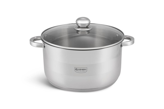 Edenberg Ατσάλινη Κατσαρόλα 9,5L με Καπάκι από Ανοξείδωτο Χάλυβα γι... Edenberg Ατσάλινη Κατσαρόλα 9,5L με Καπάκι από Ανοξείδωτο Χάλυβα γι...